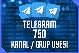 ⭐ [ANLIK] Telegram 750 Kanal / Grup Üyesi ⭐