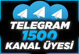 ⭐ [ANLIK] Telegram 1500 Kanal / Grup Üyesi ⭐