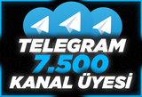 ⭐ [ANLIK] Telegram 7500 Kanal / Grup Üyesi ⭐