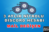  [MAİL DEĞİŞEN] 3 AYLIK NİTROLU DİSCORD HESABI