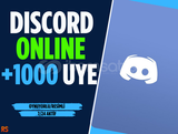 [ANLIK TESLİM] 7/24 Aktif 1000 Discord Üye