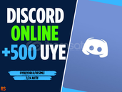 [ANLIK TESLİM] 7/24 Aktif 500 Discord Üye