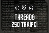 ⭐ [ANLIK] Threads +250 Takipçi ⭐