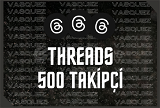 ⭐ [ANLIK] Threads +500 Takipçi ⭐