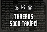 ⭐ [ANLIK] Threads +5000 Takipçi ⭐