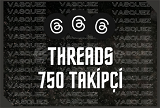 ⭐ [ANLIK] Threads +750 Takipçi ⭐