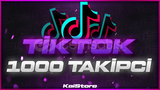 (ANLIK) TikTok Garanti 1000 Takipçi