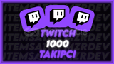 [GARANTİLİ] Twitch 1000 Takipçi - Hızlı