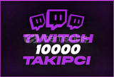 ⭐️[ANLIK] Twitch 10000 Takipçi | GARANTİLİ⭐️