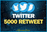 [KALİTELİ]Twitter 5000 Retweet | Garantili