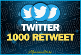 [KALİTELİ] Twitter 1000 Retweet | Garantili