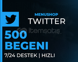 ⭐(ANLIK)⭐TWİTTER 500 BEĞENİ | ⭐