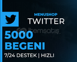 ⭐(ANLIK)⭐TWİTTER 5.000 BEĞENİ | ⭐