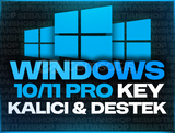 ⭐Anlık | Windows 10/11 Pro Key + Sorunsuz⭐