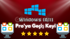 |ANLIK|✅Windows 10/11 Pro'ya Geçiş Keyi✅