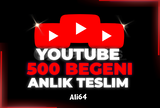 [ANLIK] YOUTUBE 500 GERÇEK BEĞENİ