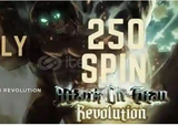 AOTR ATTACK ON TİTAN REVOLUTİON 250X SPİN