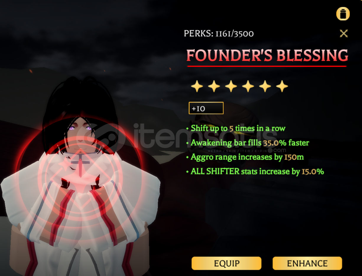 aotr founders blessing +10 aotr founders blessing +10