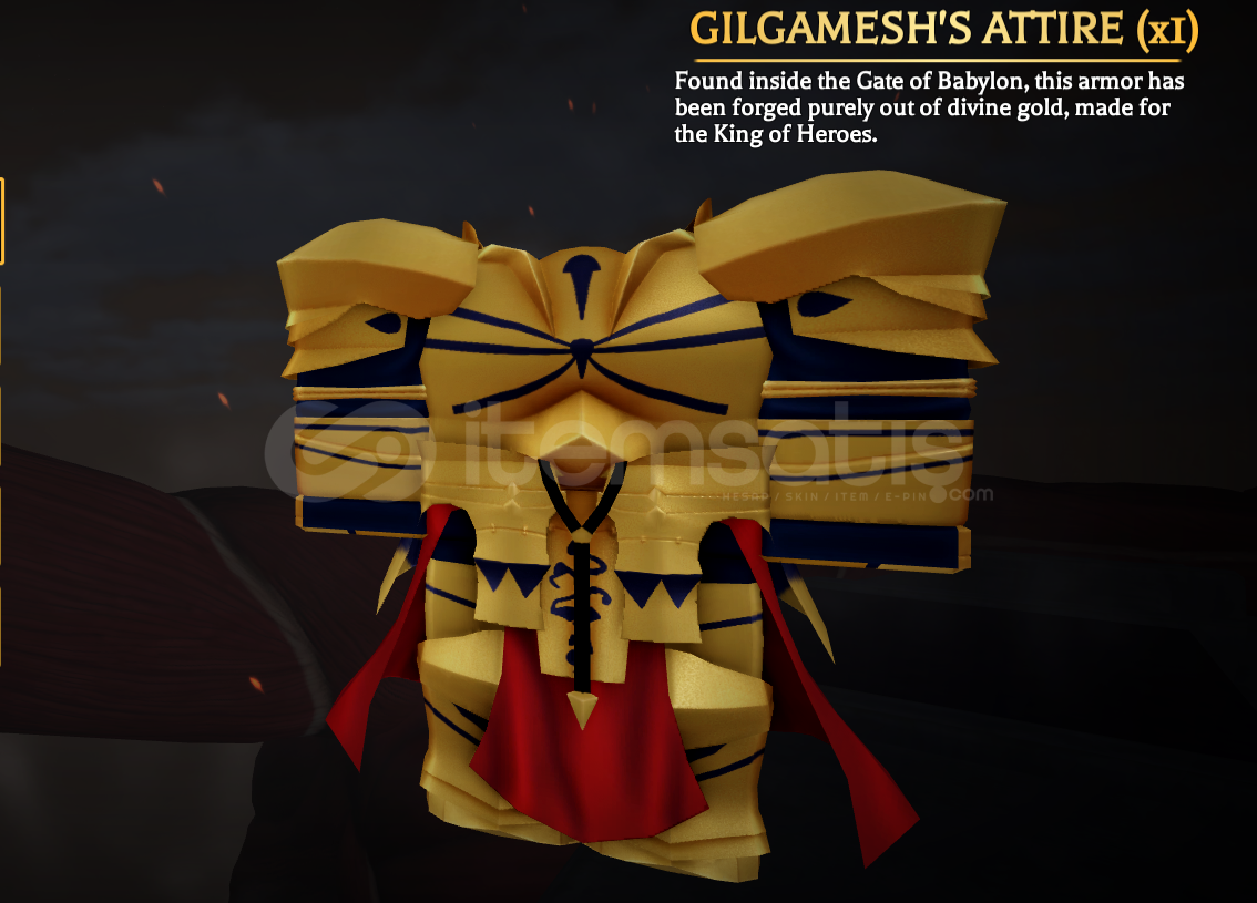 AOTR Gilgamesh's Attire  AOTR Gilgamesh's Attire