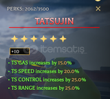 AOTR tatsujin perk