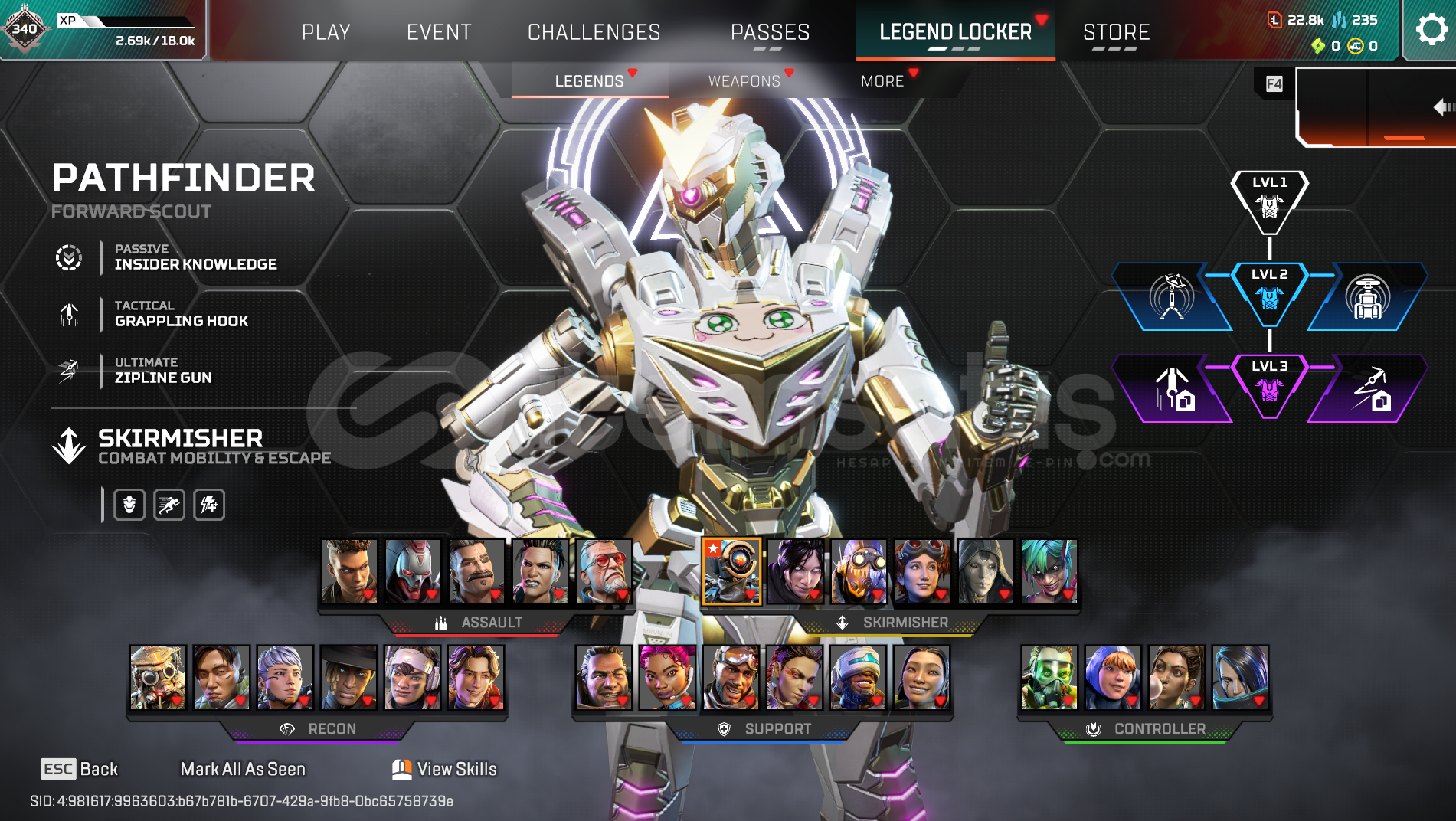 Apex Legends heirloomlu hesap Apex Legends heirloomlu hesap