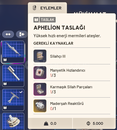 APHELION TASLAK - BLUEPRINT