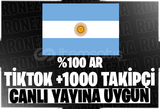 ( AR ) Tiktok +1K Takipçi Yayınlık Hesap