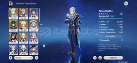 AR51 8*5 DURİN+NEFER+NEU+CHASCA Mükemmel Hesap