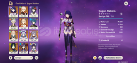 AR55 C2R1 Raiden c6 sara Kazuha Yoimiya