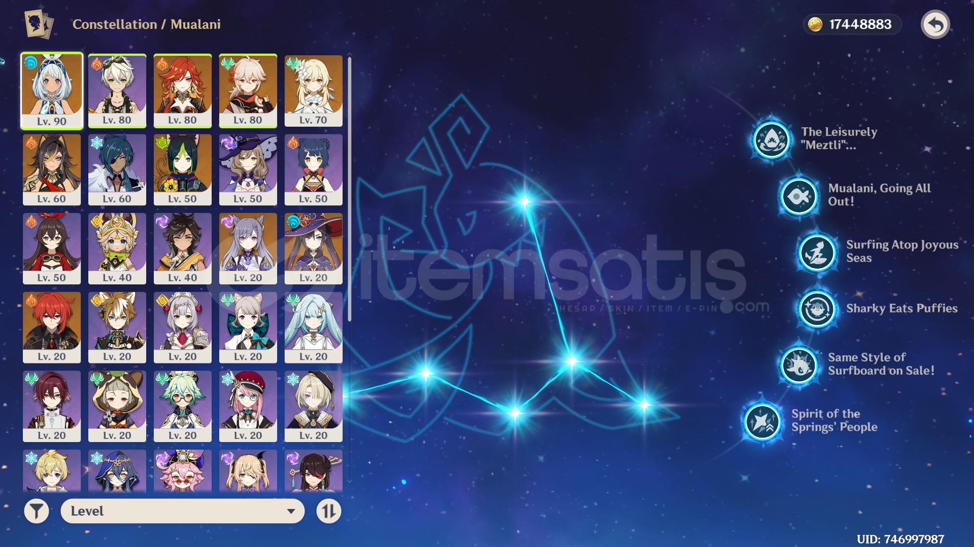Ar55 C6 Mualani + bis Mavuika Kazuha Rate up Ar55 C6 Mualani + bis Mavuika Kazuha Rate up