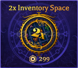 Arcane Conquest 2x İnventory Space