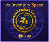 Arcane Conquest 2x İnventory Space