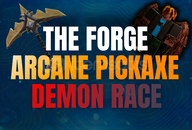 ⭐Arcane Pickaxe+Demon Race - The Forge