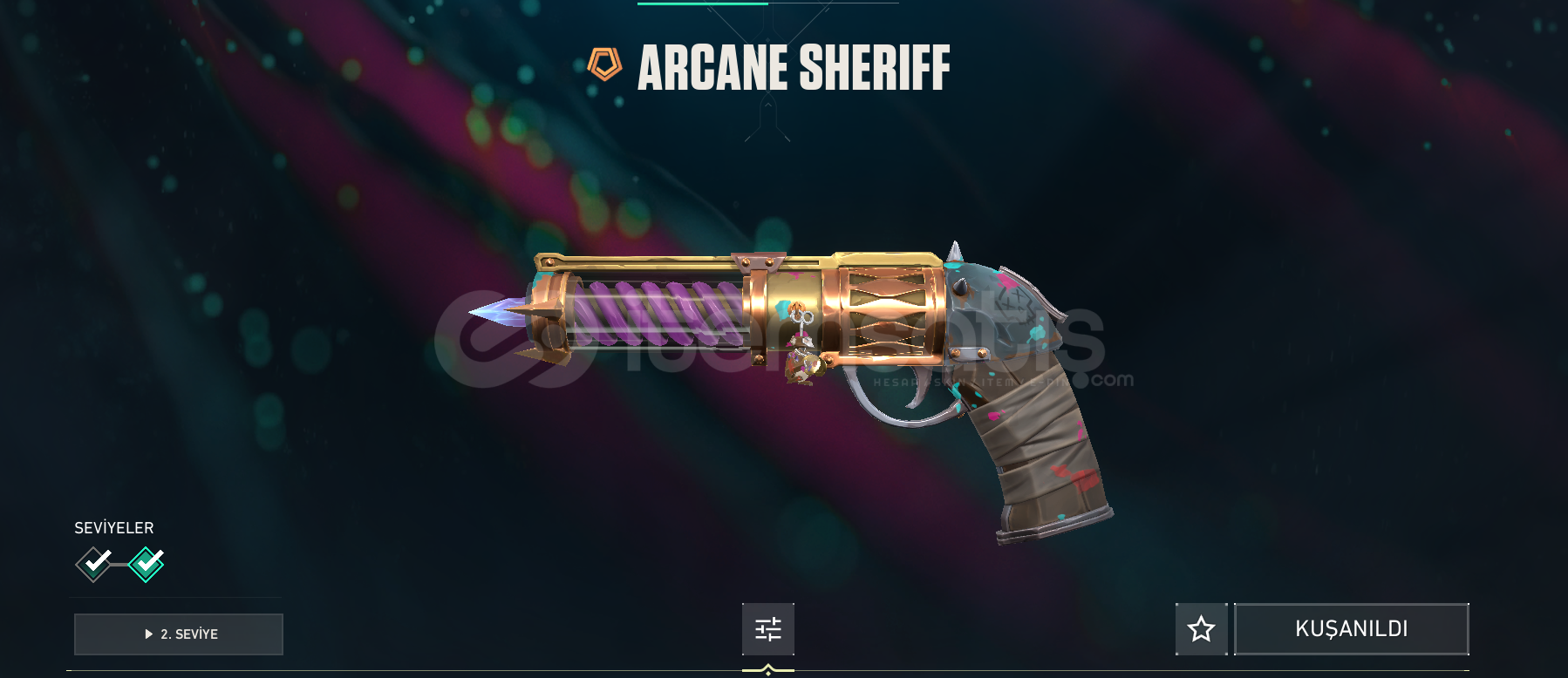 ARCANE SHERIFFLİ BOL SKINLİ VALORANT HESABI ARCANE SHERIFFLİ BOL SKINLİ VALORANT HESABI