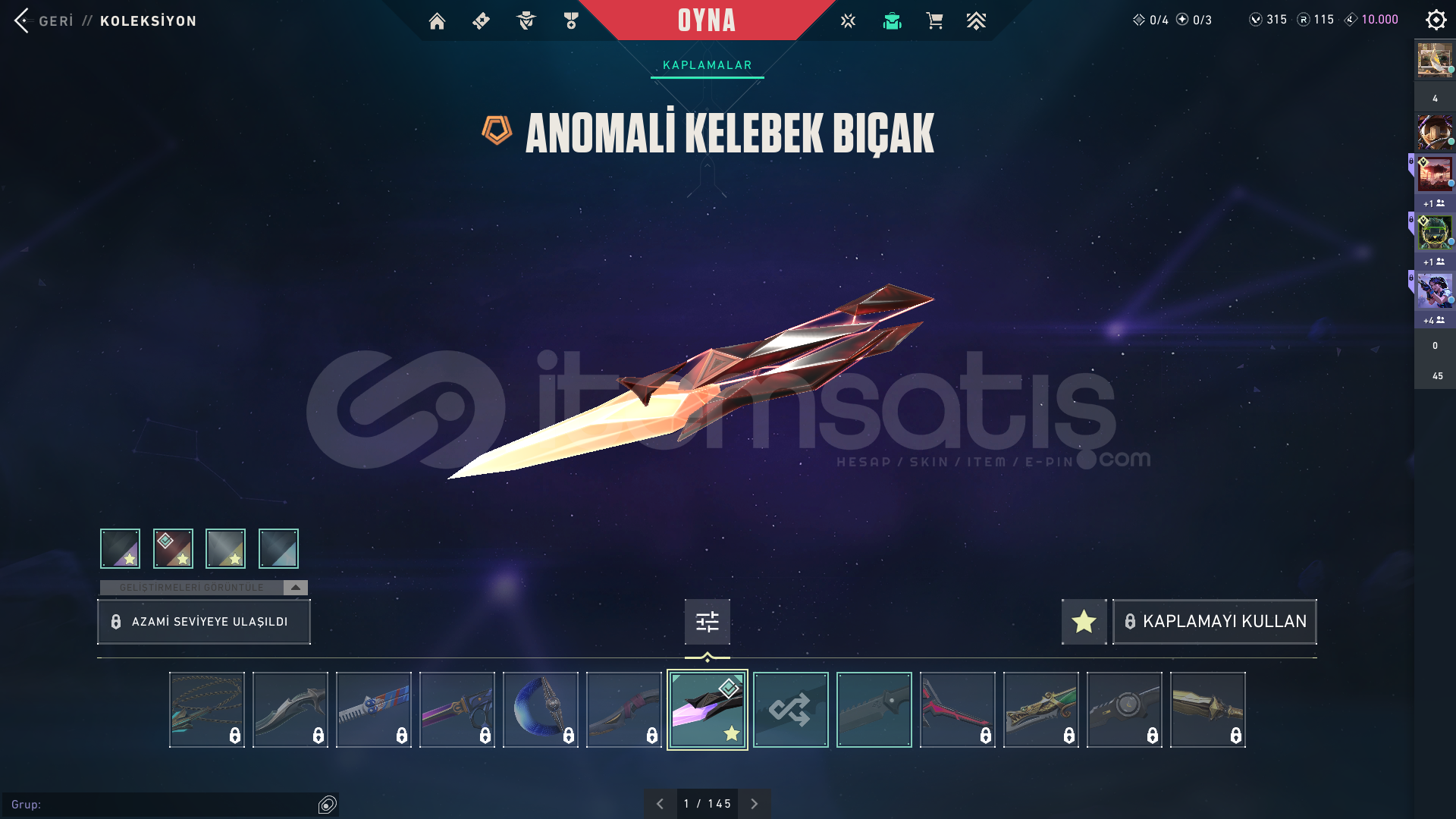 Arcane Vandal | Anomali Set | Temiz | Acil!!! Arcane Vandal | Anomali Set | Temiz | Acil!!!