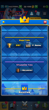 ⭐Arena 17⭐ 6.000 kupa 41 seviye en ucuzu 