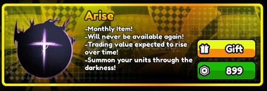 Arise | All Star Tower Defense X
