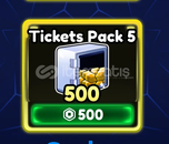 Arise Crossover 500 Ticket / Tickets Pack 5