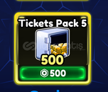 Arise Crossover 500 Ticket / Tickets Pack 5