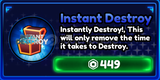 Arise Crossover Instant Destroy