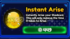⭐Arise Crossover Instant Arise⭐
