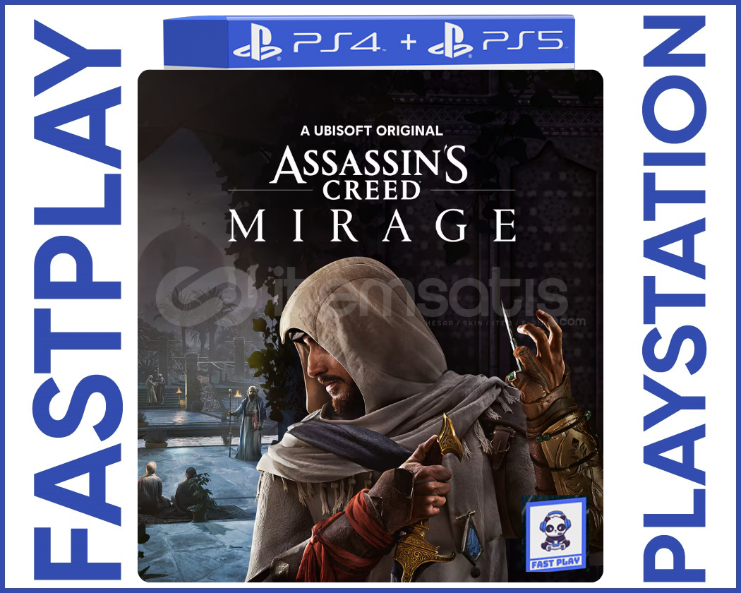 ASSASİNS CREED MİRAGE + GARANTİ PS4/PS5 ASSASİNS CREED MİRAGE + GARANTİ PS4/PS5