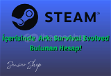 Ark: Survival Evolved'lu Steam Hesap!!