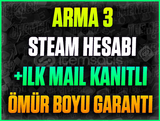 ⭐️Arma 3 Steam✔️+İLK MAİL✔️