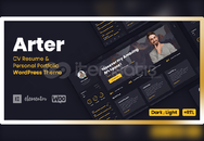 ⚡ Arter Resume Wordpress Tema Blog ⚡