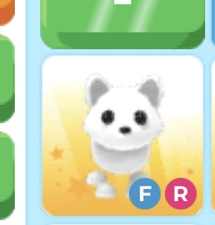 Artic Fox FR (Adopt me değerli pet) Artic Fox FR (Adopt me değerli pet)