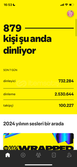 Artist Sanatcı spotify hesabı 