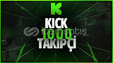 ⭐ KALICI ⭐ Kick | 1000 Takipçi