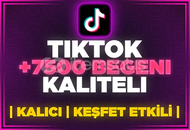 ⭐[GARANTİLİ] TİKTOK 7500 GERÇEK BEĞENİ⭐