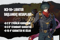 AS | IK3+ Lighter - Başlangıç Hesapları